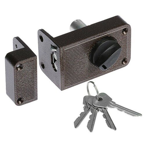 фото Замок накладной димитровград "зенит" зн2-3, цвет медь mikimarket