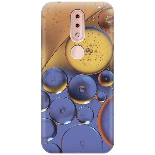 фото Силиконовый чехол на nokia 4.2 / нокиа 4.2 с принтом "сине-желтые пузырьки" gosso