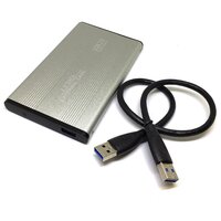 Внешний корпус USB3.0 для 2.5” HDD/SSD Sata6G, модель HU307S, Espada, цвет серебро