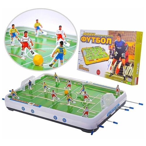 настольная игра футбол большой Футбол настольный, большой, настольная игра, детская, плоские игроки, размер поля - 64 х 44 см.