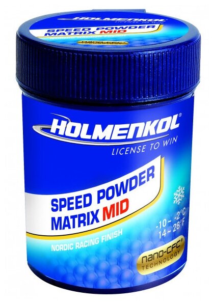 Гоночный порошок HOLMENKOL -SPEEDPOWDER MATRIX MID (NORDIC) 25g.