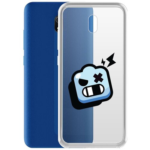 фото Чехол-накладка clear case brawl stars-роборубка для xiaomi redmi 8a krutoff group
