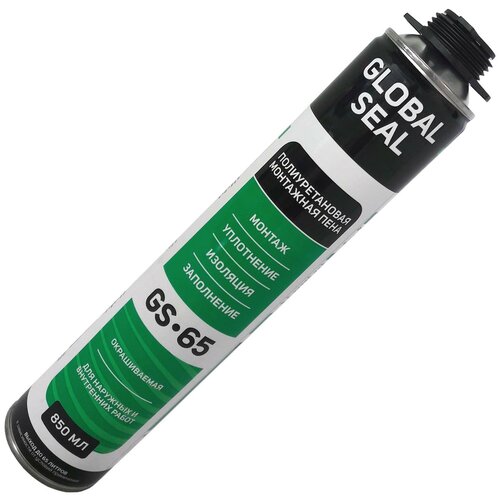Монтажная пена профессиональная GLOBAL SEAL GS-65 850 мл 699₽