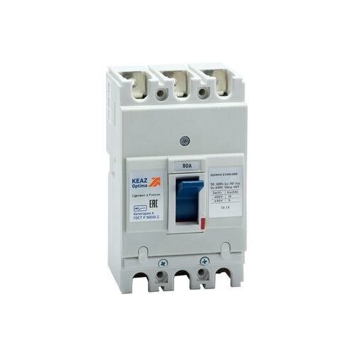 Выключатель автоматический OptiMat E100L080-УХЛ3 (100007)