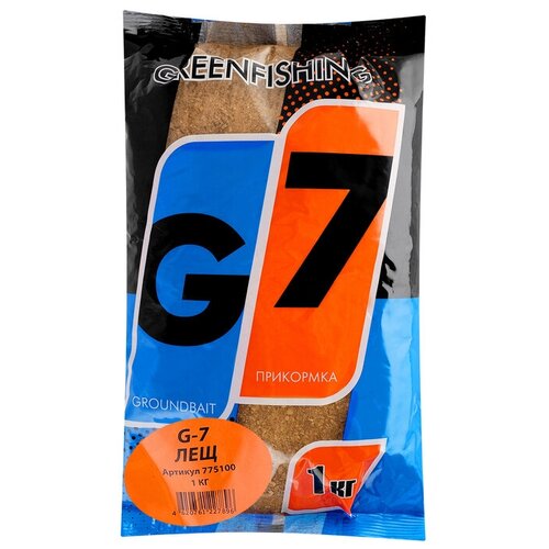 prikormka greenfishing zima g 7 motyl ready 350gr GREENFISHING Прикормка Greenfishing «G-7 ЛЕЩ» 1 кг