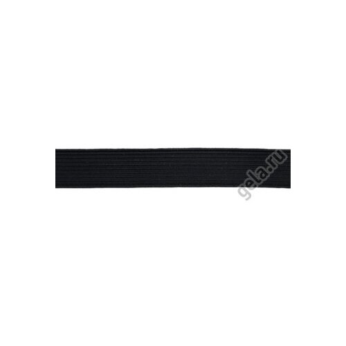 фото Резинка продежка, 15 мм, цвет черный 72% полиэстер, 28% латекс pega