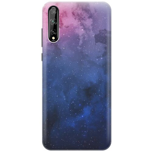 фото Ультратонкий силиконовый чехол-накладка для huawei y8p / honor 30i с принтом "звездное зарево" gosso