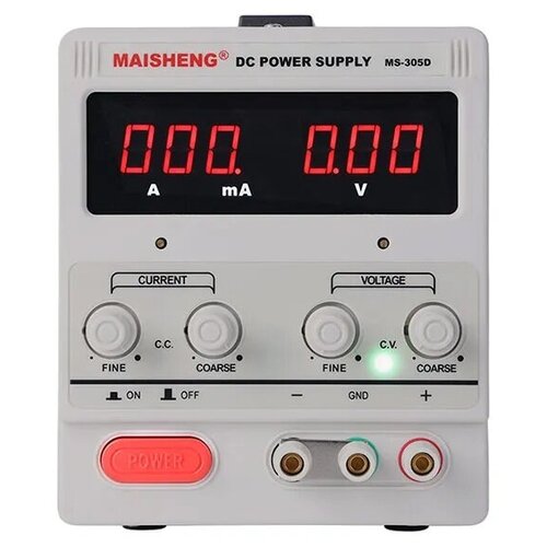 фото Лабораторный блок питания (источник питания) maisheng ms305d-ms001 (30 в, 5 а)