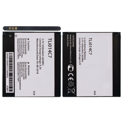Аккумулятор для Alcatel One Touch Pixi First 4024D / TLi014C7 аккумуляторная батарея для alcatel one touch pixi first 4024d tli014c7