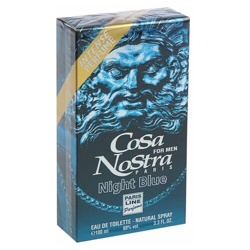 Cosa Nostra Туалетная вода Cosa Nostra Night Blue Intense Perfume, мужская, 100 мл