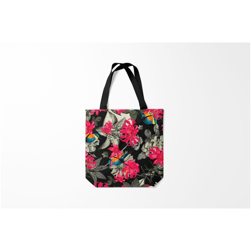 фото Сумка-шоппер / 40х40 см / тренды / цветы burnettie