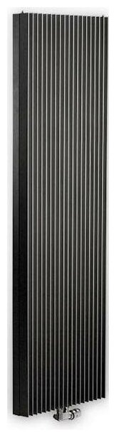 Дизайн- радиатор Jaga Iguana Aplano 1800х300 H180 L030 темно- серый металик