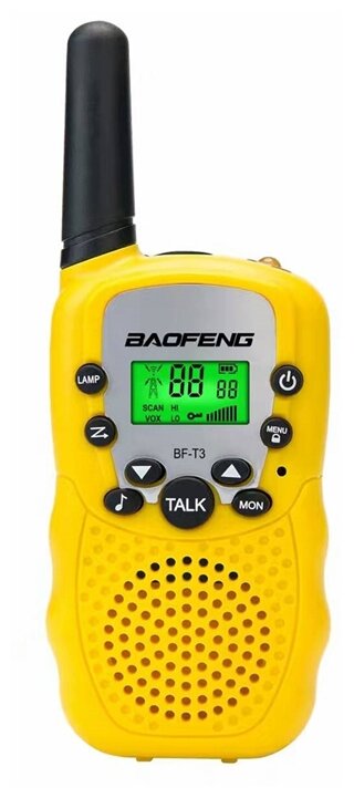 Комплект раций Baofeng BF-T3 - желтые