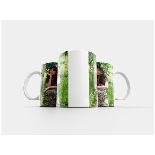 фото Кружка "весна, девушка, природа" 320 мл lotsprints