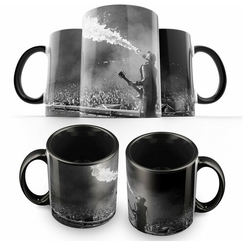 фото Кружка черная rammstein(рокерская, kiss, aerosmith, rolling stones, iron maiden, the doors, deep purple, led zeppelin, metallica, ozzy osborne, rammstein, marilyn manson) -3 creative mug