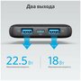 Anker Портативный аккумулятор Anker PowerCore III Sense 3A/20W/2USB/1USB-C/PD 10000mAh Fabric Black черный A1248G11