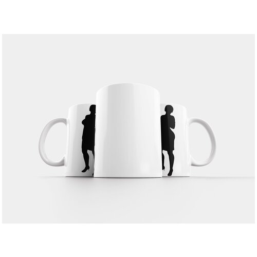 фото Кружка "силуэт, женщина, молодой" 320 мл lotsprints