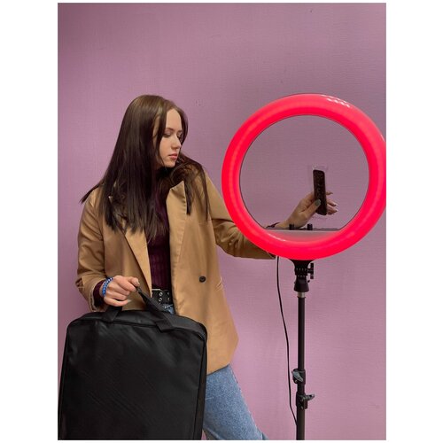 Кольцевая лампа 45 см RL-18 RGB с усиленным штативом 2 метра 619000₽