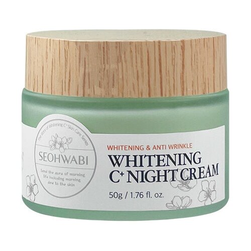 Seohwabi88~Выравнивающий ночной крем с витамином С+~Whitening C+ Night Cream выравнивающий тон кожи ночной крем с whitening c night cream