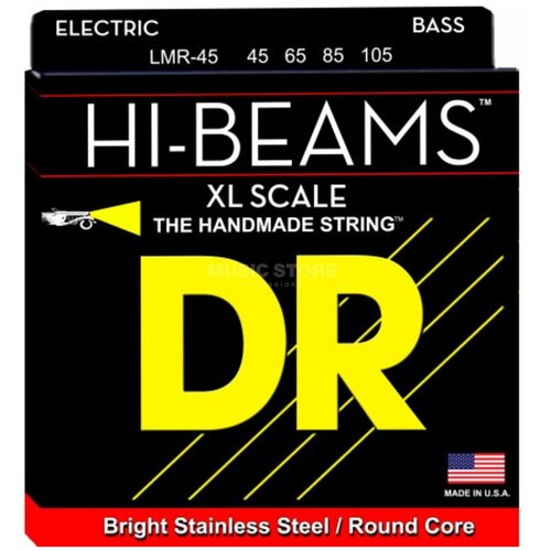 DR LMR-45 HI-BEAM Bass 45-105 Extra Long Scale струны для бас-гитары