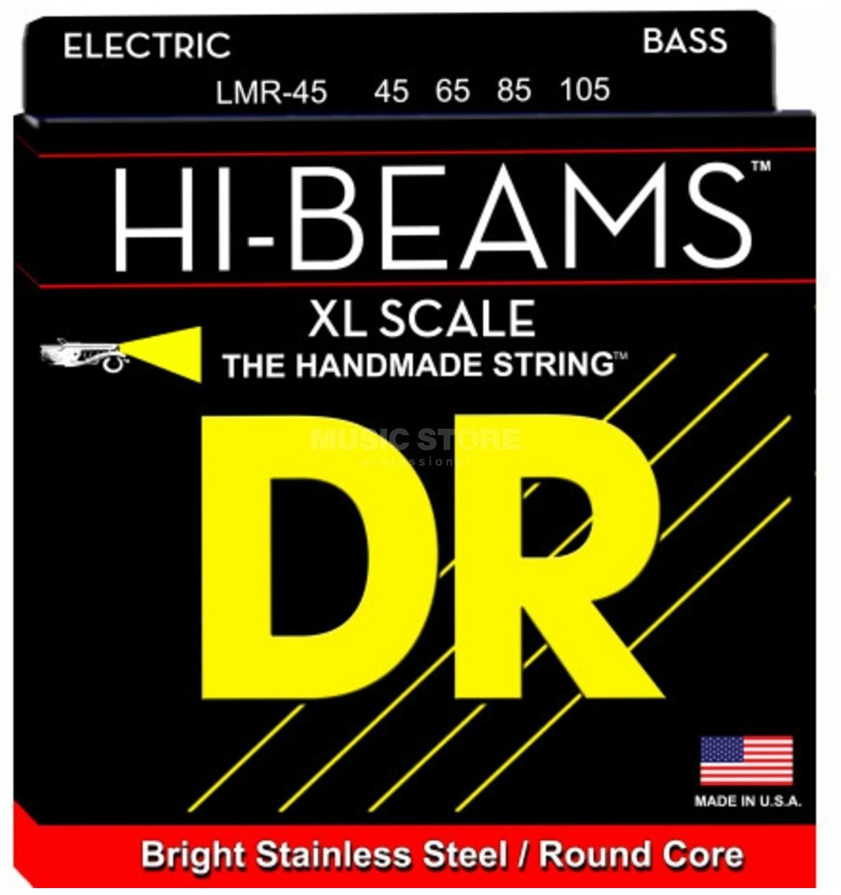 DR LMR-45 HI-BEAM Bass 45-105 Extra Long Scale струны для бас-гитары