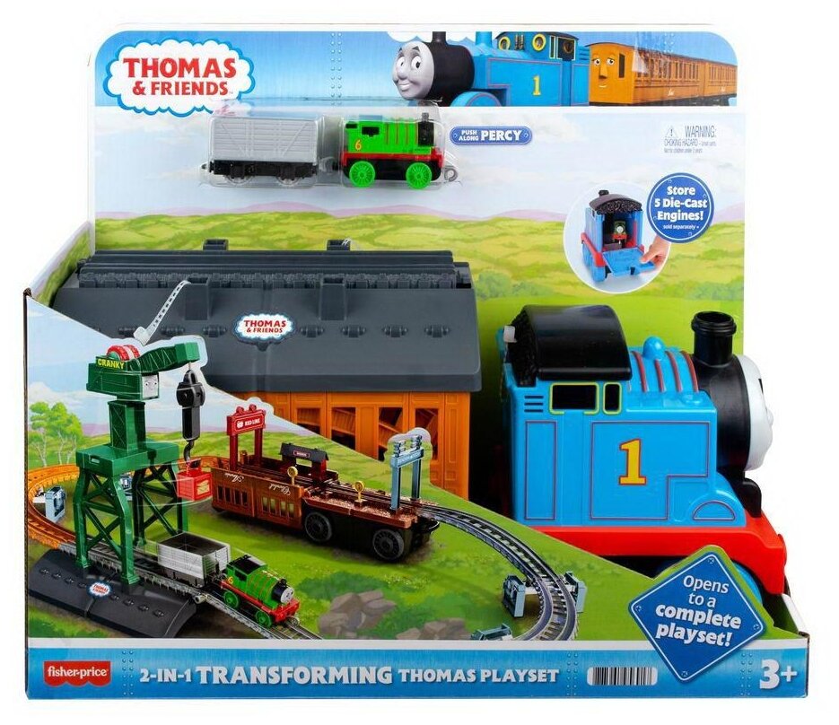 Thomas and Friends Игровой набор железная дорога Трансформер, GXH08 разноцветный