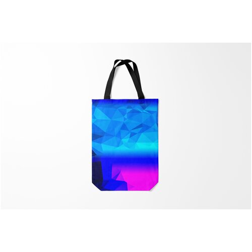 фото Сумка-шоппер / 31х42 см / неоновые принты / разные abstract neon burnettie