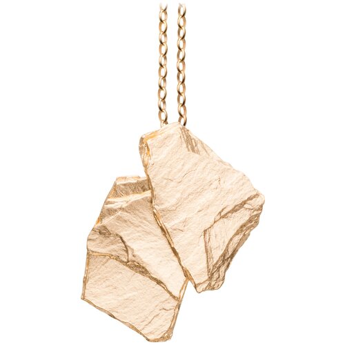 Подвеска STILE ME, серебро, 925 проба, золочение, золотистый