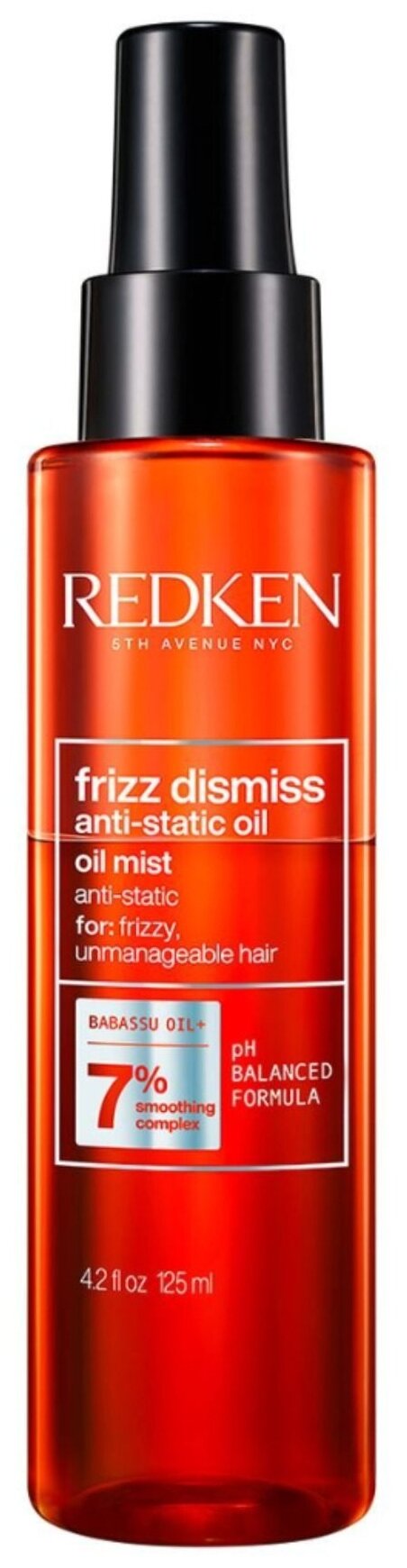 Redken Frizz Dismiss Несмываемое масло-спрей увлажняющее антистатическое, 125 г, 125 мл