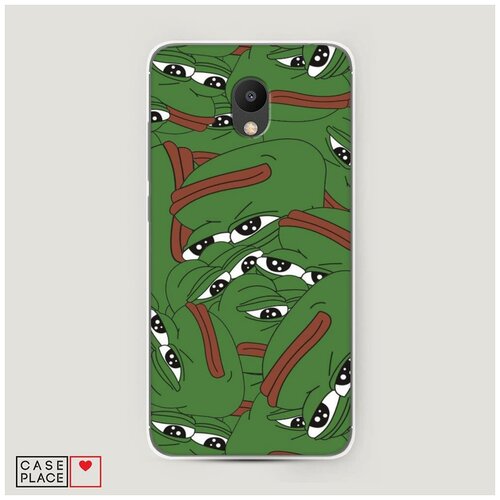 фото Силиконовый чехол "печальный frog" на meizu m6 / мейзу м6 case place
