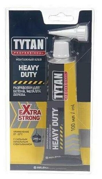 Клей монтажный универсальный Tytan Professional Heavy Duty бежевый 100 мл. - фотография № 2