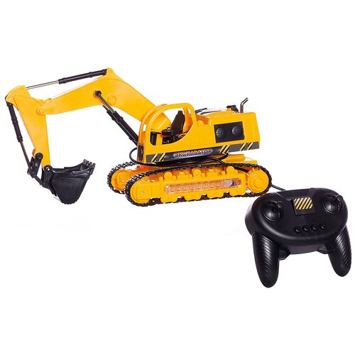 Экскаватор ABtoys Экскаватор C-00223, 34 см, желтый/черный экскаватор abtoys wy511c 1 20 23 см желтый