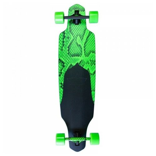 фото Лонгборд dusters channel snakeskin 38" neon green