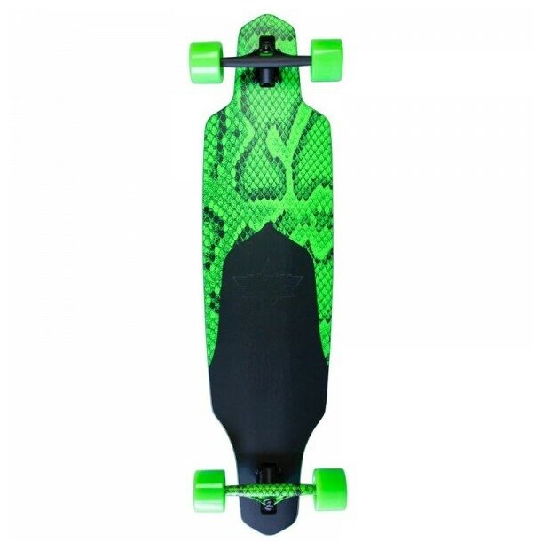 Лонгборд Dusters Channel Snakeskin 38" Neon Green