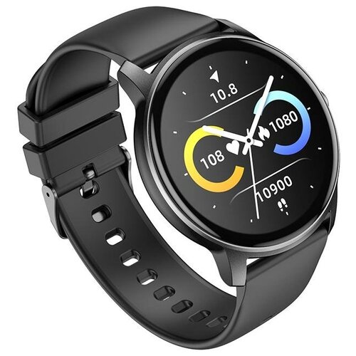 фото Смарт-часы hoco y4 smart watch, 32 мм, черный