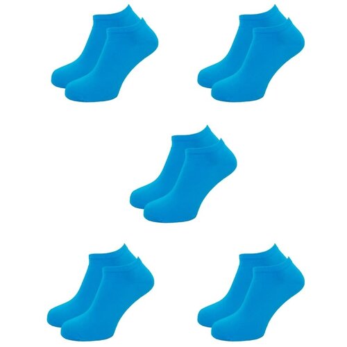 Носки LorenzLine, 5 пар, размер 43/44, голубой
