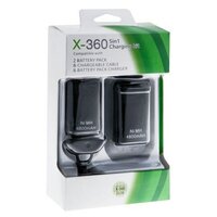 Набор для геймпада ХBOX360 5в1 "Play&Charge Kit" черный