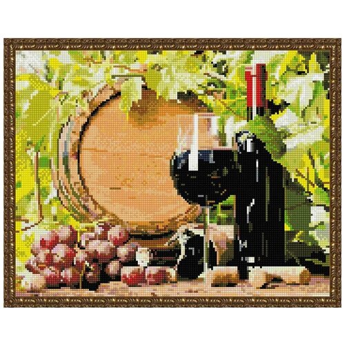 Алмазная мозаика Фрукты и вино, 40x50 см пазлы 1000 фрукты и вино