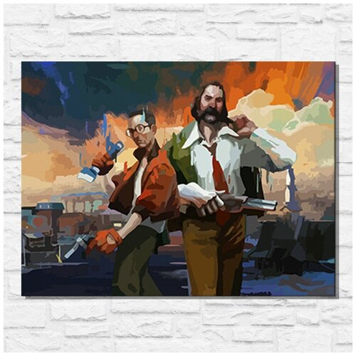 Картина по номерам на холсте игра Disco Elysium - 11603 Г 30x40 картина по номерам на холсте disco elysium 3