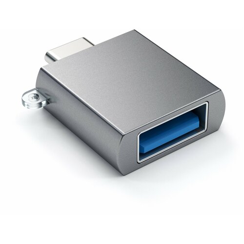 Адаптер USB Type-C - USB 3.0, M/F, Satechi, сер, ST-TCUAM