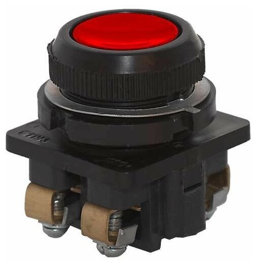 фото Кнопка КЕ-011 исп. 2 «Стоп» красн. Электродеталь КЕ-011.2. К