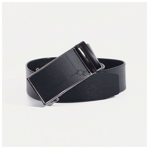 фото Ремень, ширина 3,5 см, автомат, цвет чёрный supreme