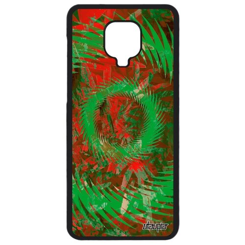 фото Защитный чехол для мобильного // xiaomi redmi note 9s // "мандала спираль" символ круг, utaupia, красный