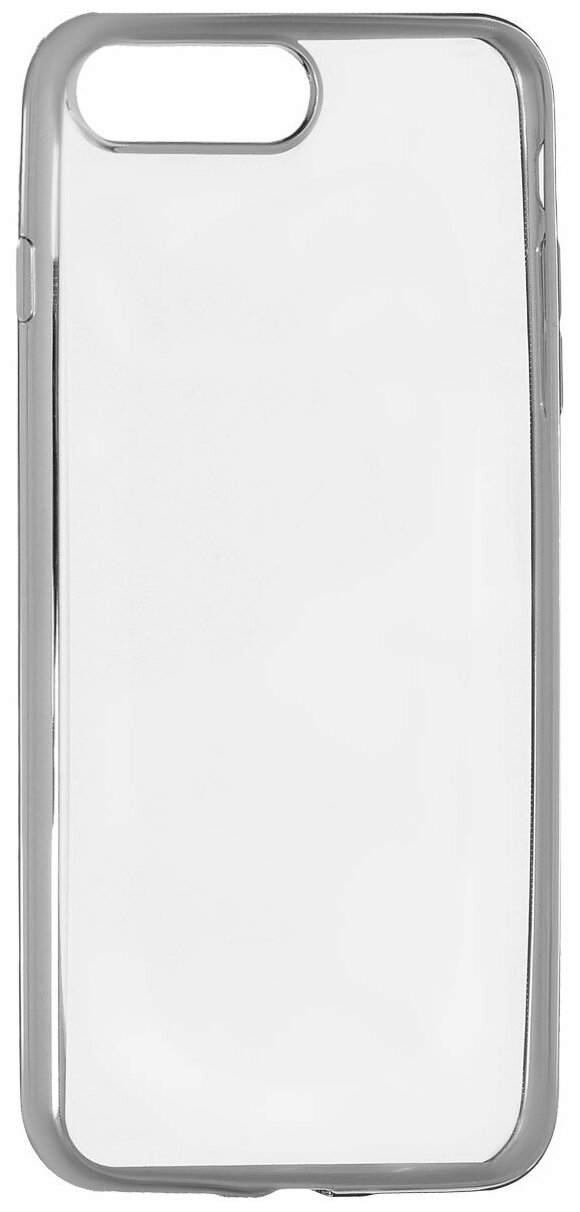 Накладка силикон iBox Blaze для iPhone 7 Plus8 Plus (5.5) (серебристая рамка)