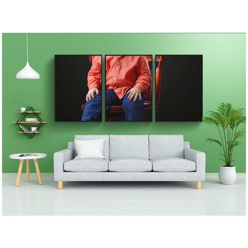 фото Набор модулных постеров для интерьера "бебе, аплодисменты, алегри" 60x90 см. в тубусе, без рамки lotsprints