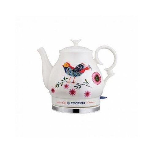 Чайник электрический Endever Skyline KR-410 С 16л 1600Вт белыйрисунок корпус ЭКО-керамика 577000₽