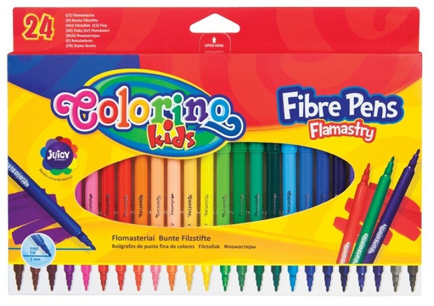 Фломастеры Colorino 24 цвета