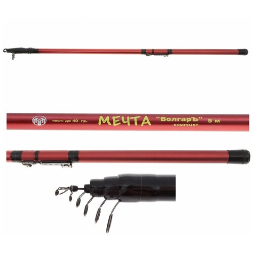 фото Удилище без колец "волгарь мечта" (5м. 001-0051) волжанка