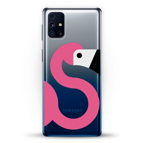 фото Силиконовый чехол фламинго на samsung galaxy m31s andy & paul