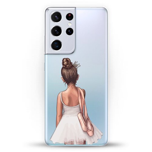 фото Силиконовый чехол юная балерина на samsung galaxy s21 ultra andy & paul